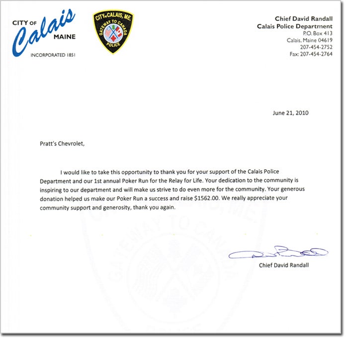 First annual Poker Run for the Relay for Life